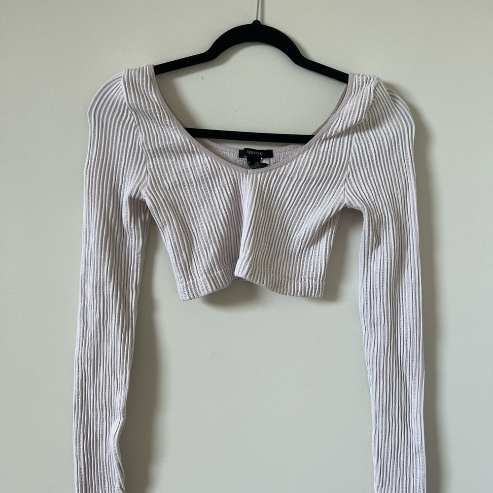 Forever 21 Ribbed Long Sleeve